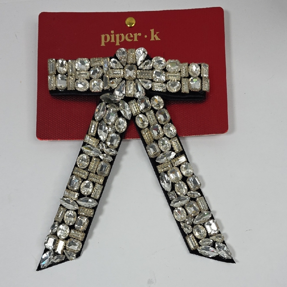 PIPER K Rhinestone Barrette